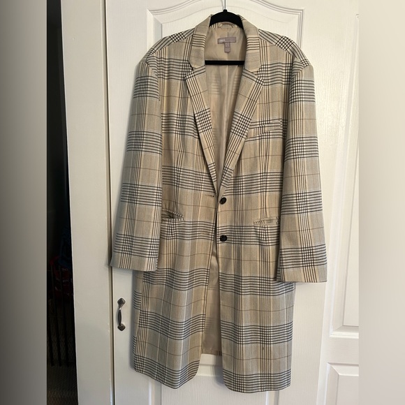 ASOS Dad Coat with matching hip sack bum bag - Picture 6 of 11